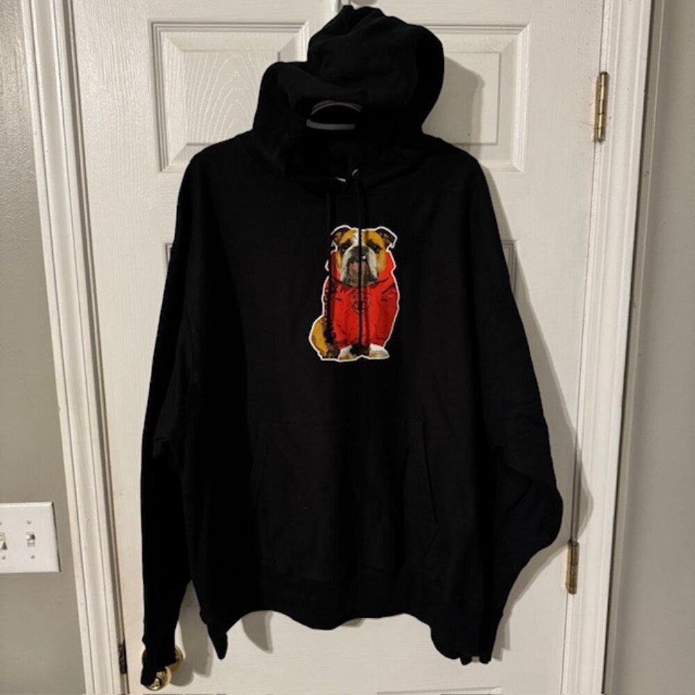 Champion Hoodie Reverse Weave Cotton Pullover Chicago Bulldog 2XL XXL NWOT